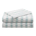 Knowles - Twin Complete Comforter And Sheet Set - Aqua - Simple Home Plus