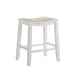 Iyani - Coastal Modern Wood Counter Height Kitchen Bar Stool - Simple Home Plus