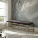 Valley - Bench With Gold Frame - Simple Home Plus