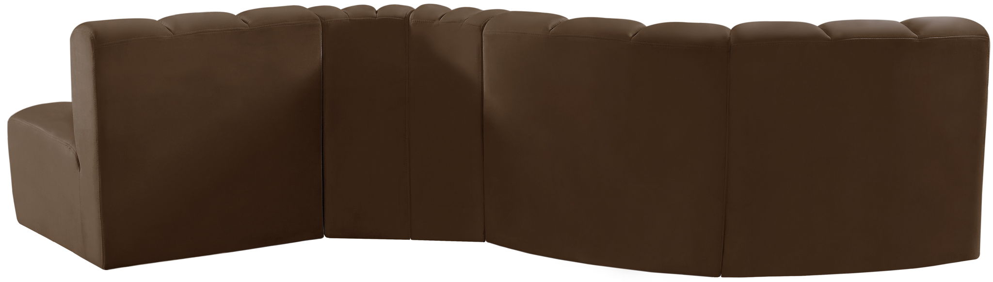 Arc - Velvet 5 Piece Modular Sofa - Simple Home Plus
