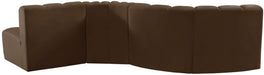 Arc - Velvet 5 Piece Modular Sofa - Simple Home Plus
