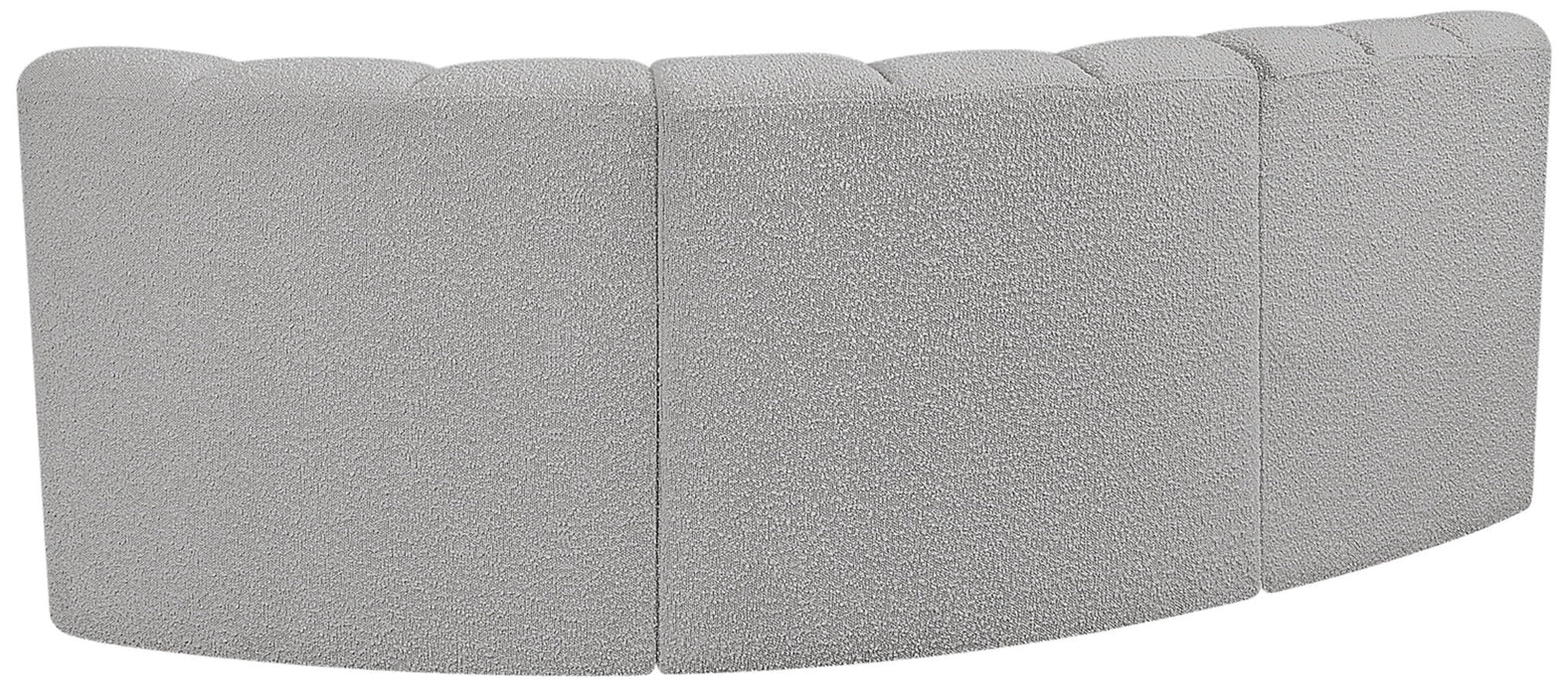 Arc - Boucle Fabric 3 Piece Sofa - Simple Home Plus