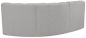 Arc - Boucle Fabric 3 Piece Sofa - Simple Home Plus