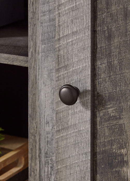 Wynnlow - Gray - 4-Piece Entertainment Center With LG TV Stand W/Fireplace Option - Simple Home Plus