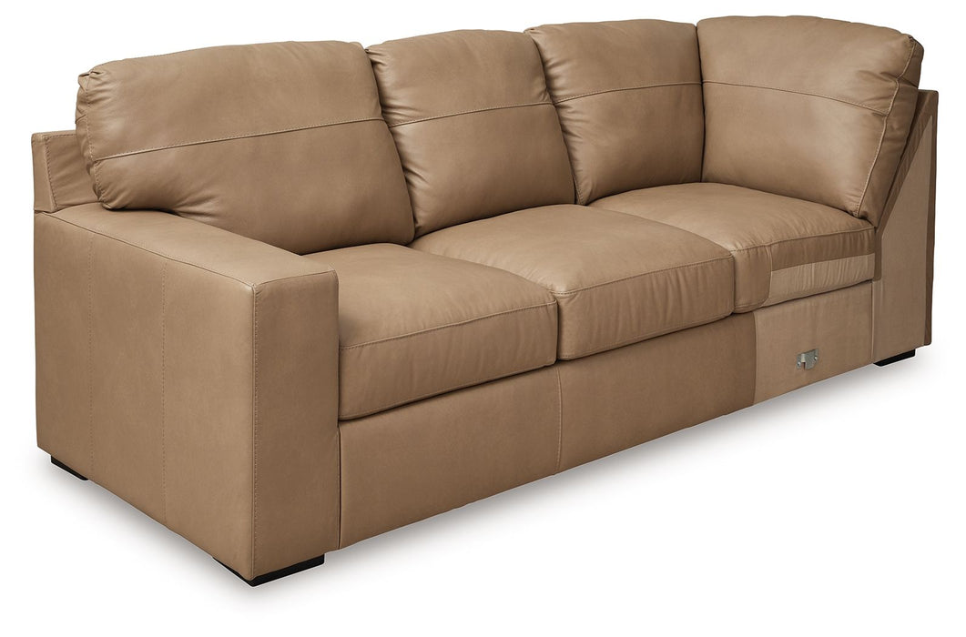 Bandon - Laf Sofa With Corner Wedge - Toffee - Simple Home Plus