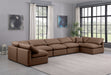 Indulge - Faux Leather 7 Piece Modular U-Shaped Sectional - Simple Home Plus