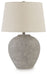 Dreward - Distressed Gray - Paper Table Lamp - Simple Home Plus