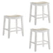 Iyani - Coastal Modern Wood Counter Height Kitchen Bar Stool - Simple Home Plus
