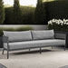 Menorca - Aluminum Outdoor Sofa - Dark Gray - Simple Home Plus