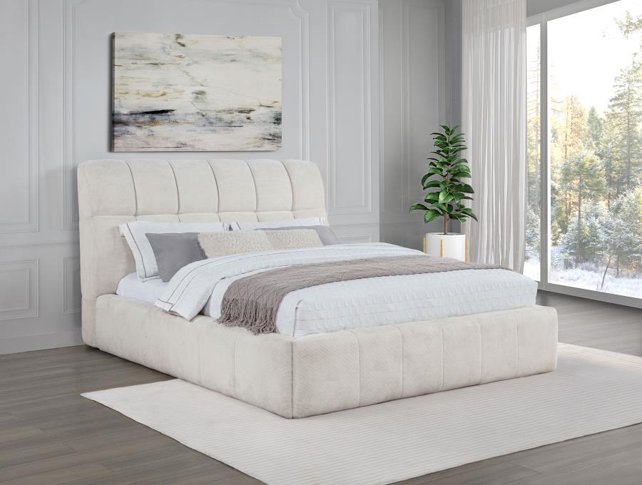 Nollet - Upholstered Platform Bed - Simple Home Plus