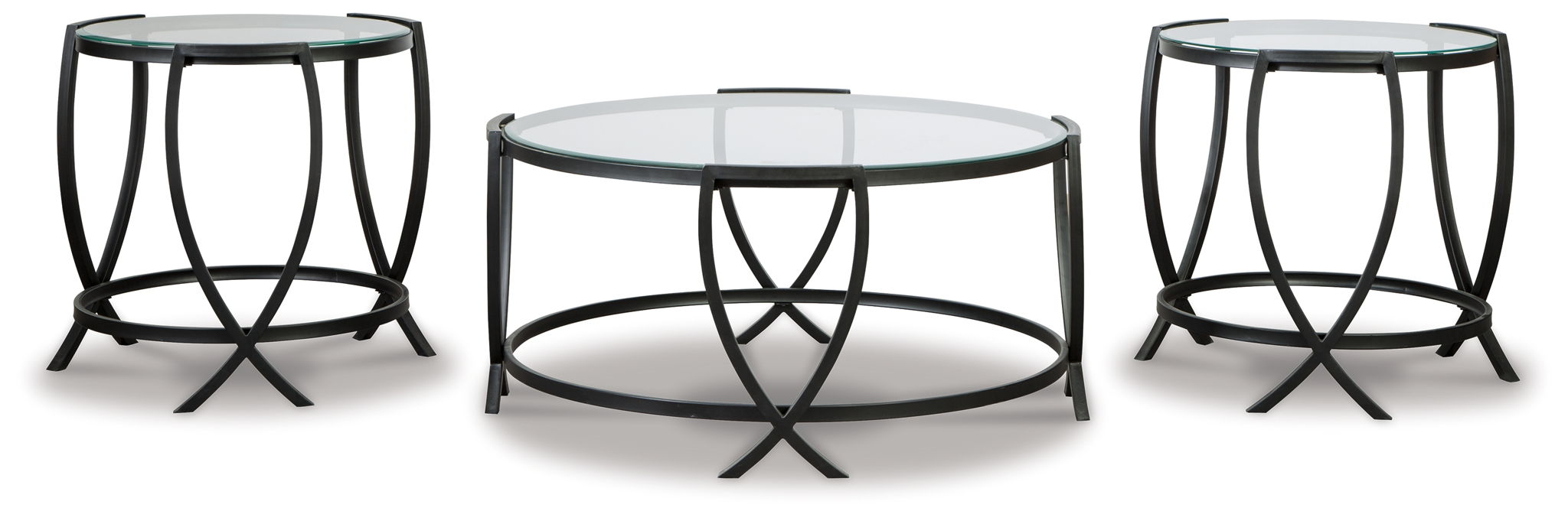 Tarrin - Occasional Table Set (Set of 3) - Black - Simple Home Plus