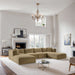 Shaggy - 6 Piece Modular Sectional With 2 Ottomans - Simple Home Plus