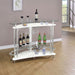 Amarillo - Freestanding Glass Top Home Bar Wine Cabinet - Simple Home Plus