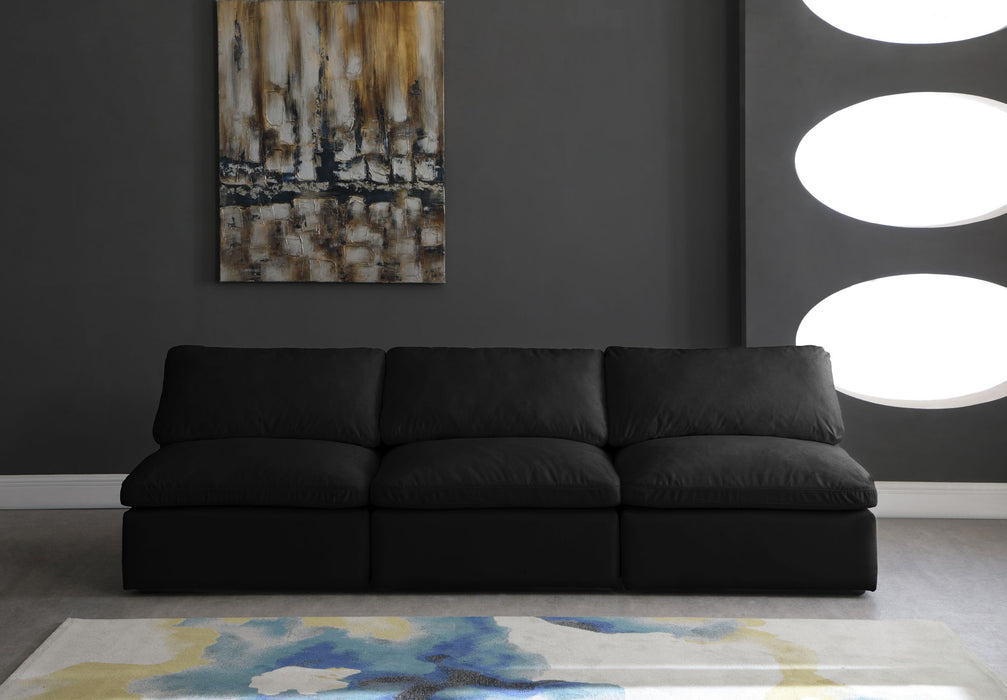 Plush - Modular Armless 3 Seat Sofa - Simple Home Plus