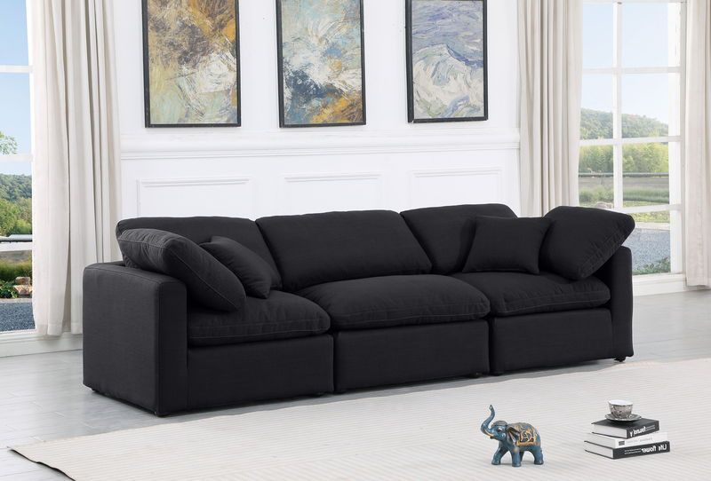 Indulge - Linen 3 Seat Modular Sofa