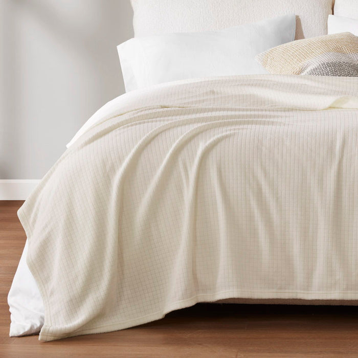 Microfleece - King Blanket - Taupe - Simple Home Plus