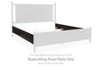 Dantenton - Queen/King Panel Rails - Merlot - Simple Home Plus