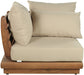 Mirella - Water Resistant Fabric Upholstered Outdoor Patio Modular Corner Chair - Simple Home Plus