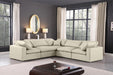 Comfy - 5 Piece Faux Leather Modular Corner Sectional - Simple Home Plus