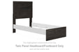 Belachime - Twin Panel Headboard/Footboard - Black - Simple Home Plus