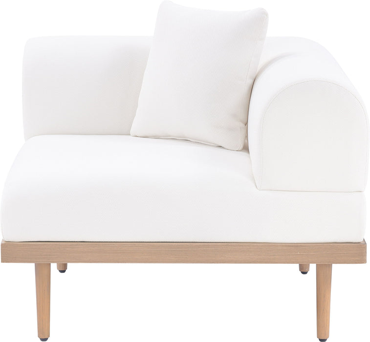 Laguna - Resilient Water Resistant Fabric Upholstered Outdoor Patio Modular Corner Chair - Simple Home Plus