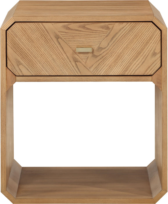 Parker - Ash Veneer Nightstand - Simple Home Plus