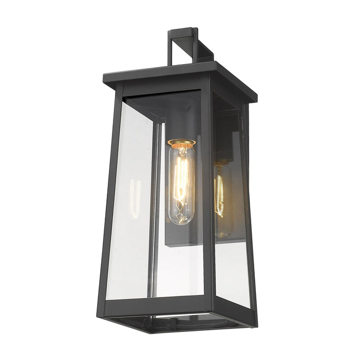 Contempo Elongated Outdoor Wall Light - Black