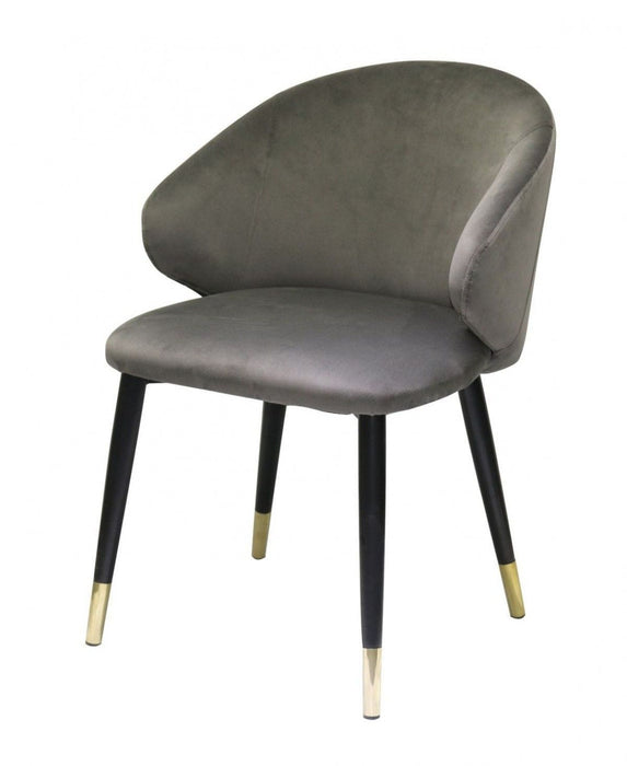 Dining Chairs (Set of 2) - Gray Velvet