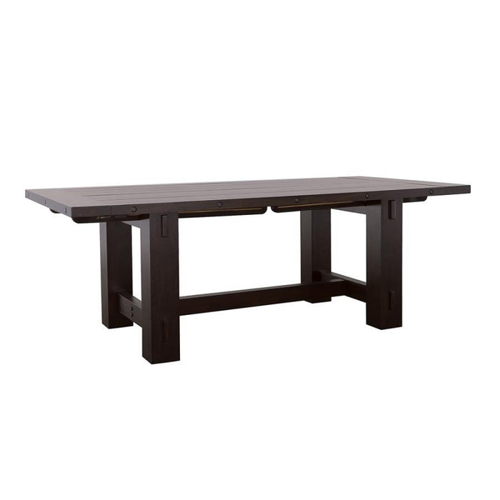 Calandra - Rectangle Dining Table With Extension Leaf - Vintage Java