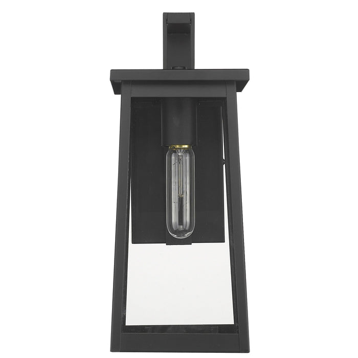 Contempo Elongated Outdoor Wall Light - Black
