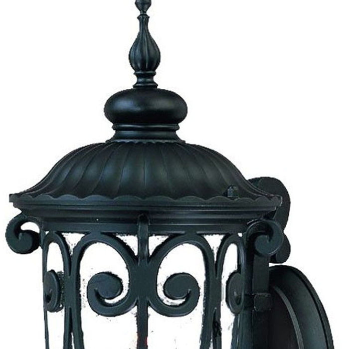 Traditional Wall Sconce - Matte Black