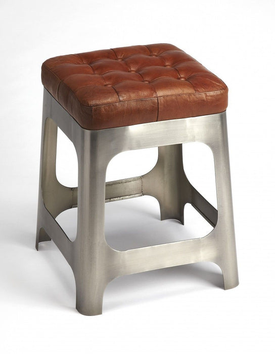 Counter Stool - Iron and Leather
