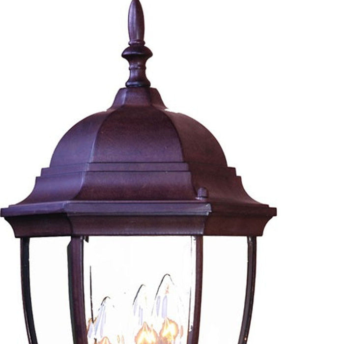Ornamental Lantern Wall Light - Dark Brown