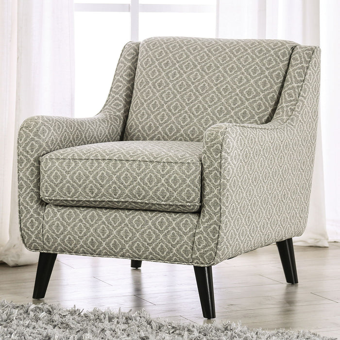 Stephney - Accent Chair - Gray / Gold