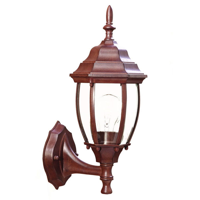 Globe Lantern Wall Light - Dark Brown
